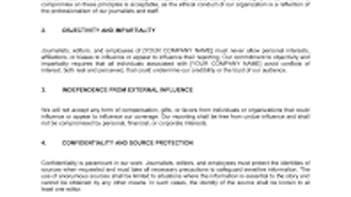 Editorial Policy and Review Methodology Standards